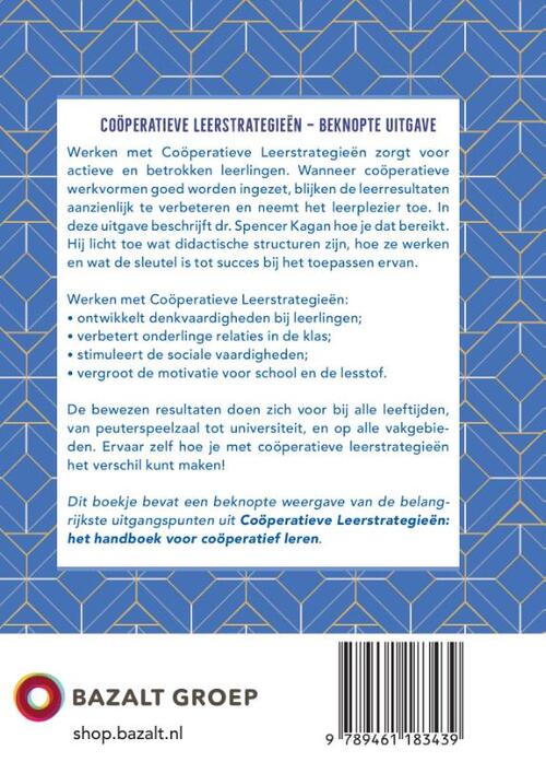 Coöperatieve Leerstrategieën - beknopte uitgave