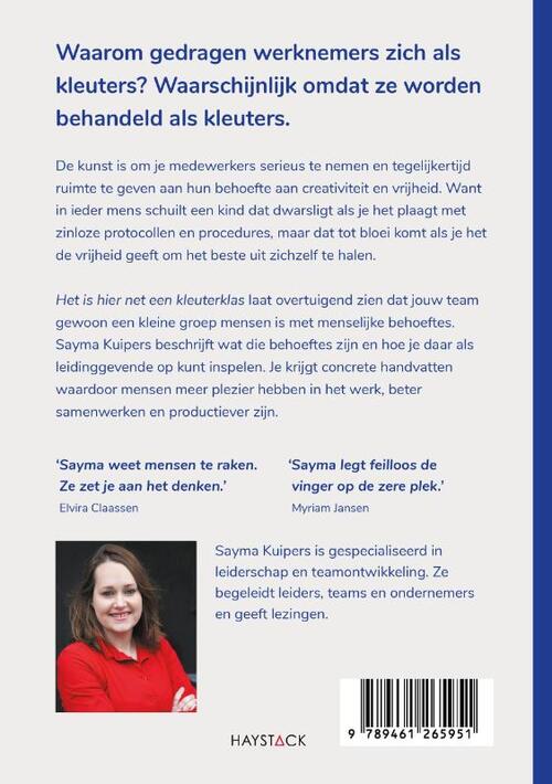 Het is hier net een kleuterklas