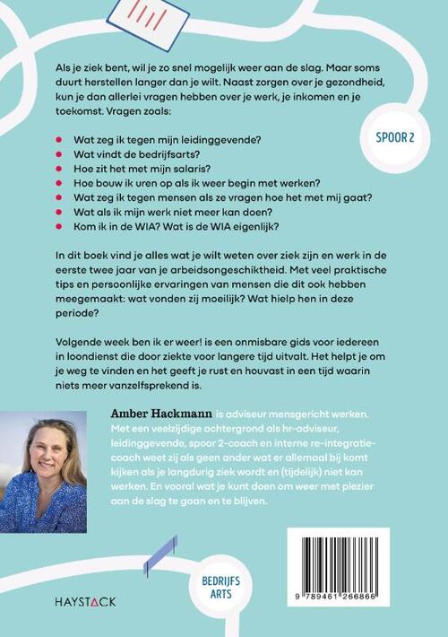 Volgende week ben ik er weer