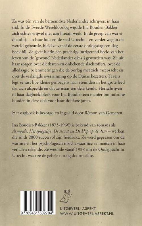 Ina Boudier-Bakker, zo doods en stil en donker