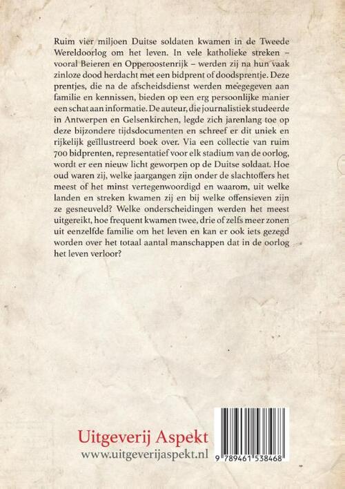 De Duitse soldaat in bidprenten uit de Tweede Wereldoorlog