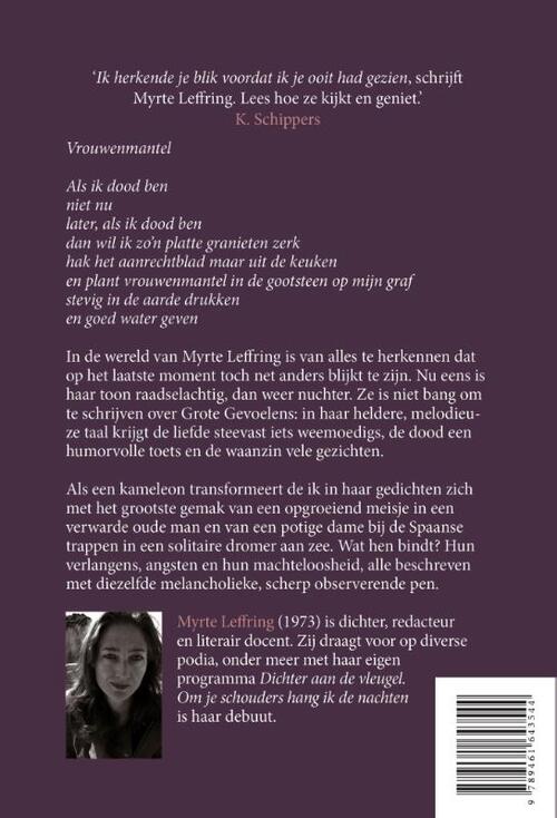 Om je schouders hang ik de nachten