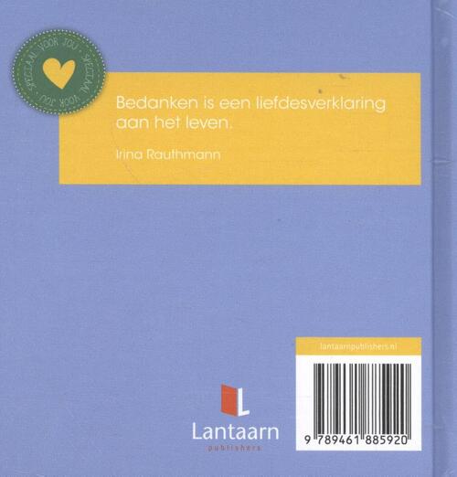 Bedankt dat je er voor mij bent