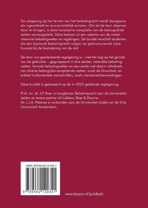 Wetgeving belastingrecht 2025