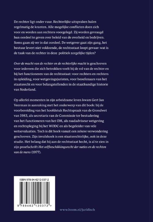 Over de macht van de rechter en de rechterlijke macht
