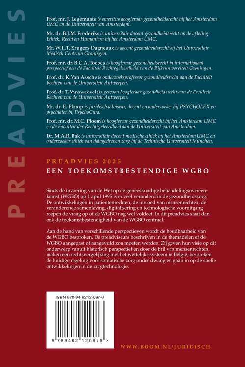 Een toekomstbestendige WGBO