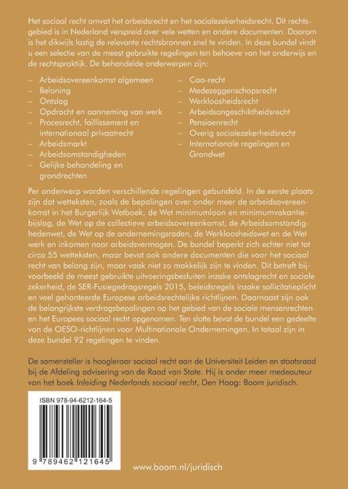 Wetgeving sociaal recht 2025/2026