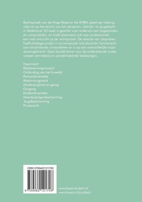 Jurisprudentie Personen- & Familierecht