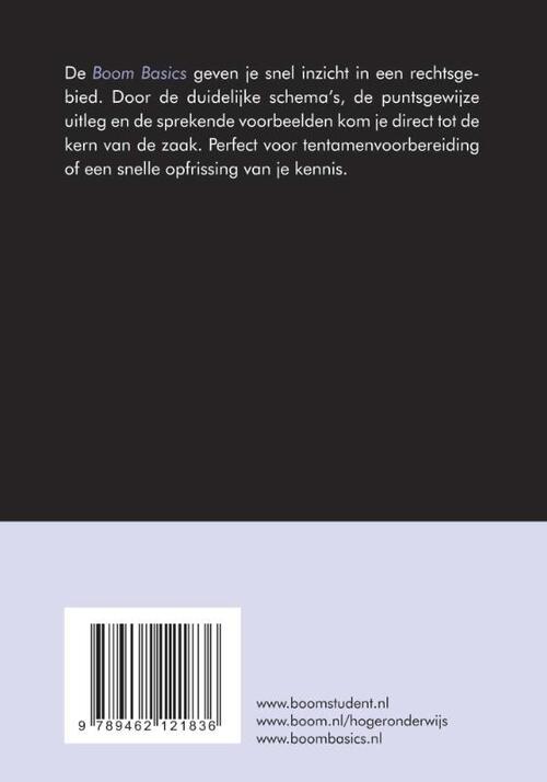 Boom Basics Aansprakelijkheidsrecht