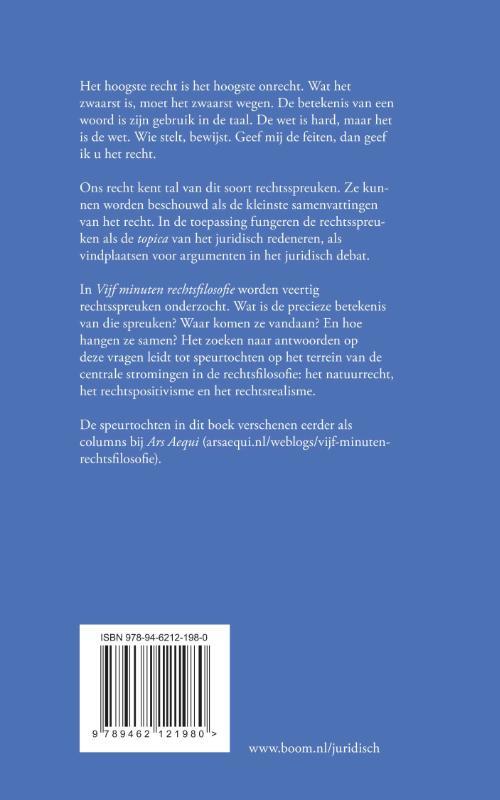 Vijf minuten rechtsfilosofie