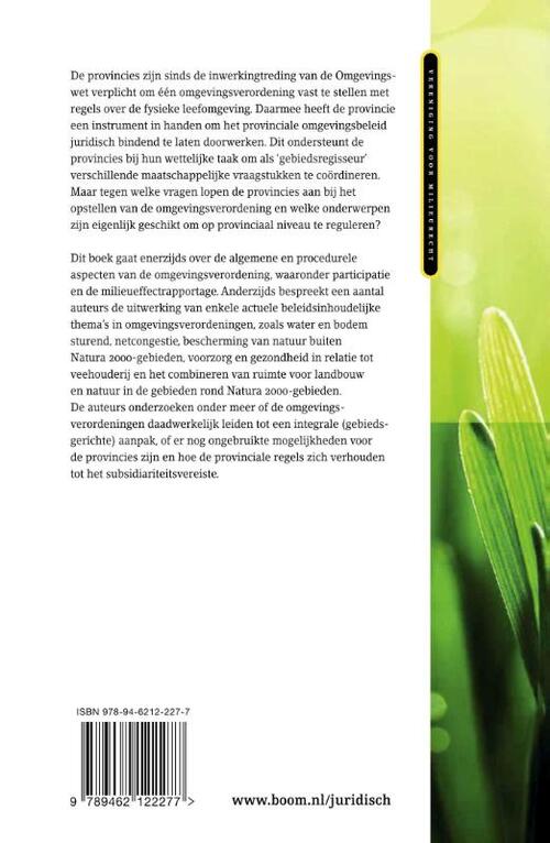 De omgevingsverordening: een hernieuwd instrument voor regulering van de fysieke leefomgeving