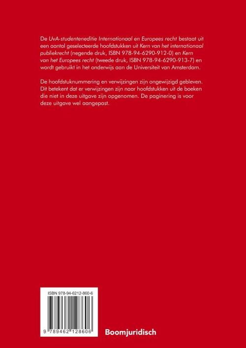 UvA-studenteneditie Internationaal en Europees recht