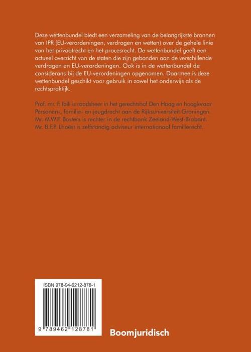 Wetgeving internationaal privaatrecht 2024/2025