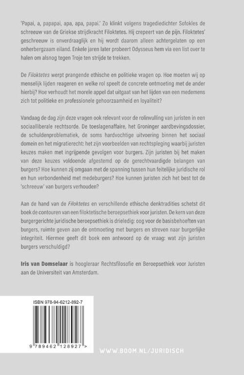 Recht, ethiek en de schreeuw van Filoktetes