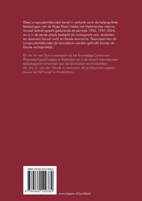 Jurisprudentie internationaal belastingrecht