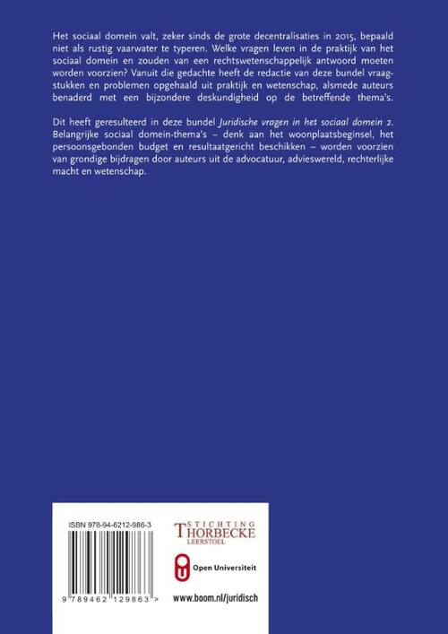 Juridische vragen in het sociaal domein 2