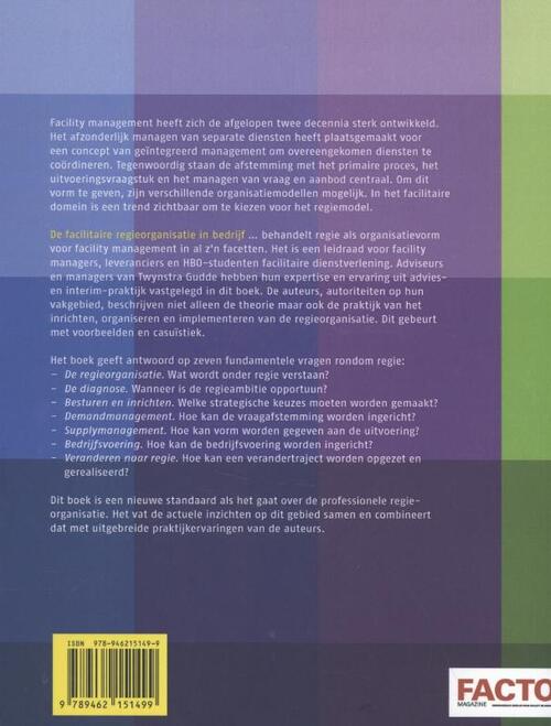 De facilitaire regieorganisatie in bedrijf