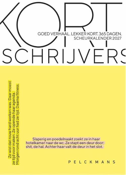 Kortschrijvers Scheurkalender 2027
