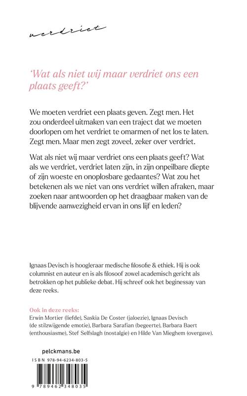 Een kleine filosofie van grote emoties: Verdriet