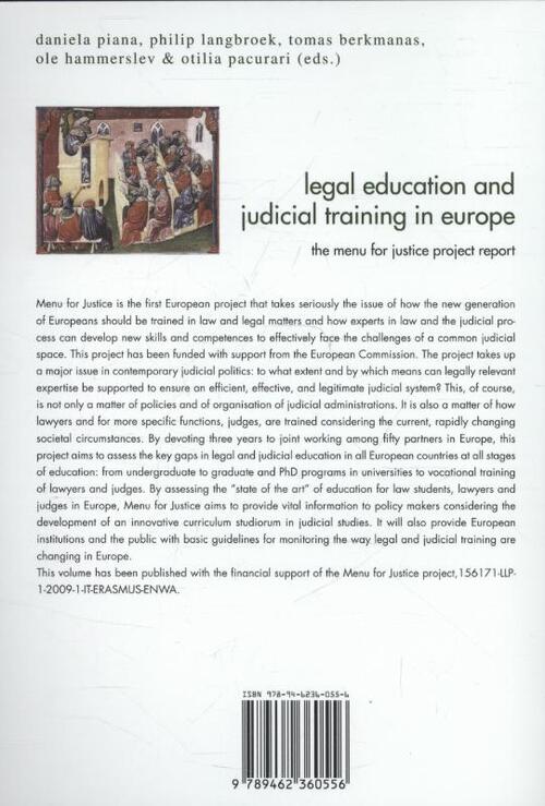 Legal education and judicial training in Europe