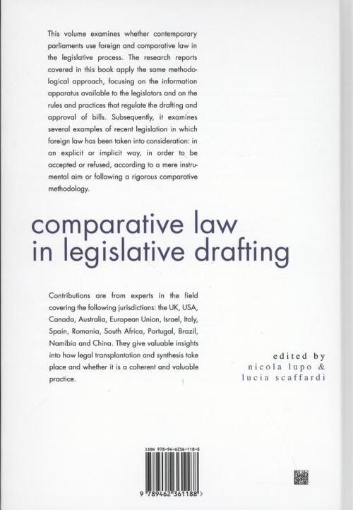 Co,perative law in legislative drafting