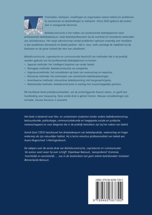 Beleidsconstructie, coproductie en communicatie