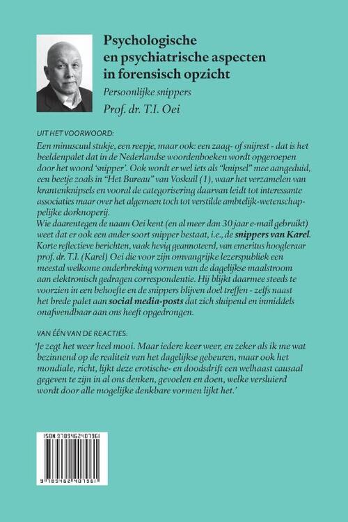 Psychologische en psychiatrische aspecten in forensisch opzicht