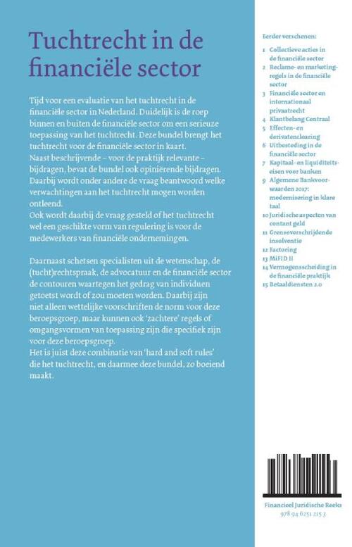 Tuchtrecht in de financiële sector