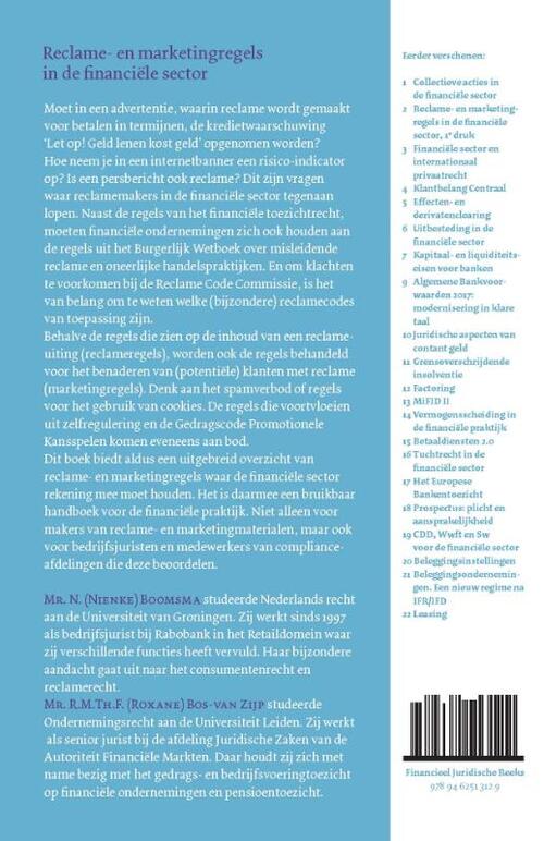 Reclame- en marketingregels in de financiële sector