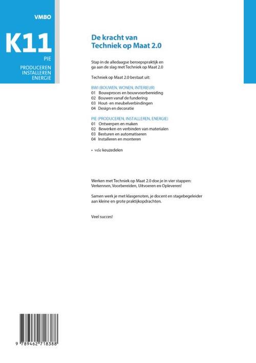 PIE Keuzevak 11 Zinken dakbedekking