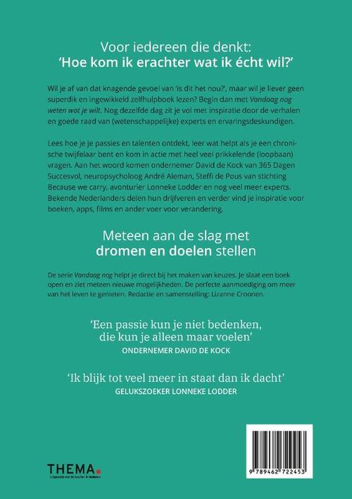 Vandaag nog weten wat je wilt