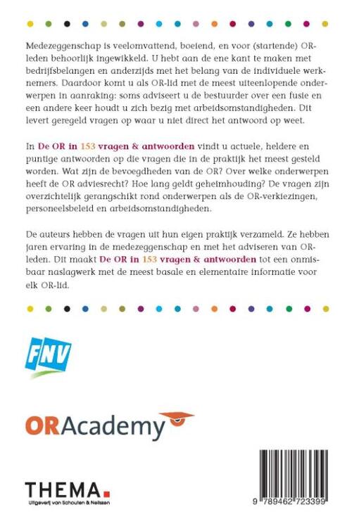 De OR in 153 vragen en antwoorden