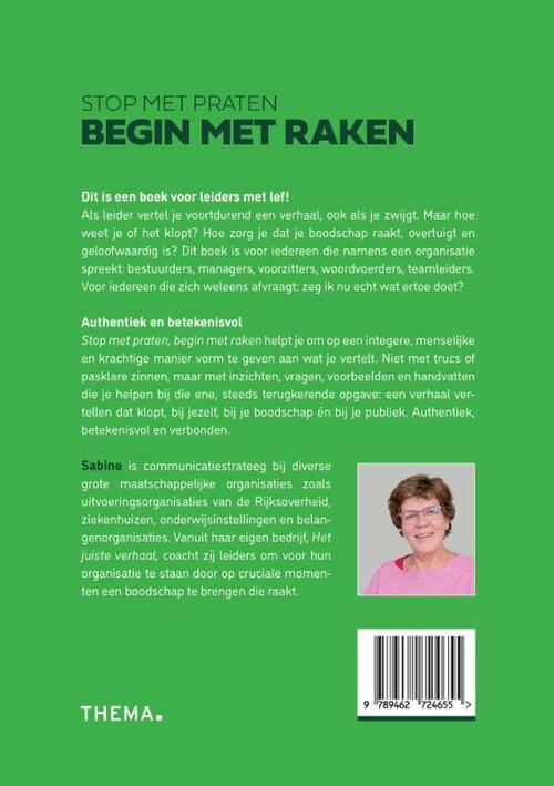 Stop met praten, begin met raken