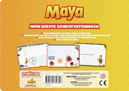 Maya: kartonboek - Mijn eerste schrijfoefeningen