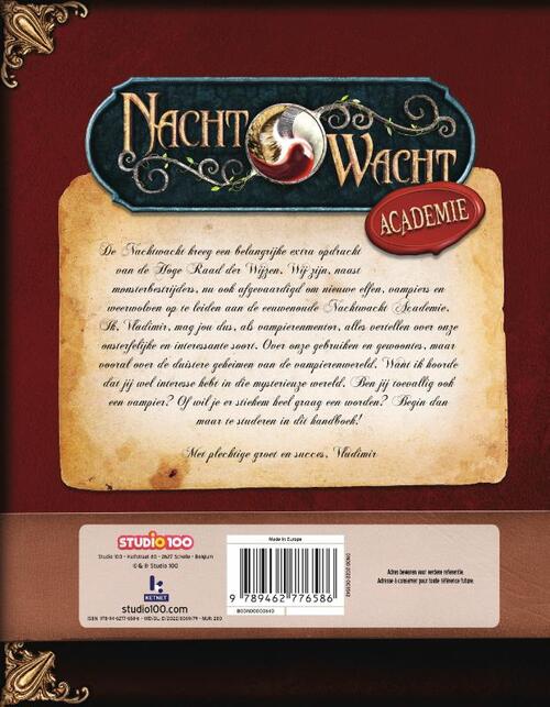 Nachtwacht Academy – Het Grote handboek der Vampiers