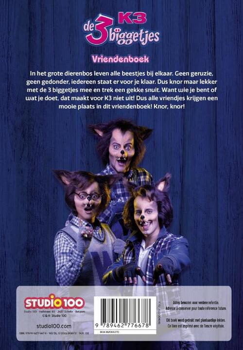 Vriendenboek - 3 biggetjes