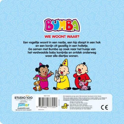 Bumba : kartonboek met flapjes - Wie woont waar?