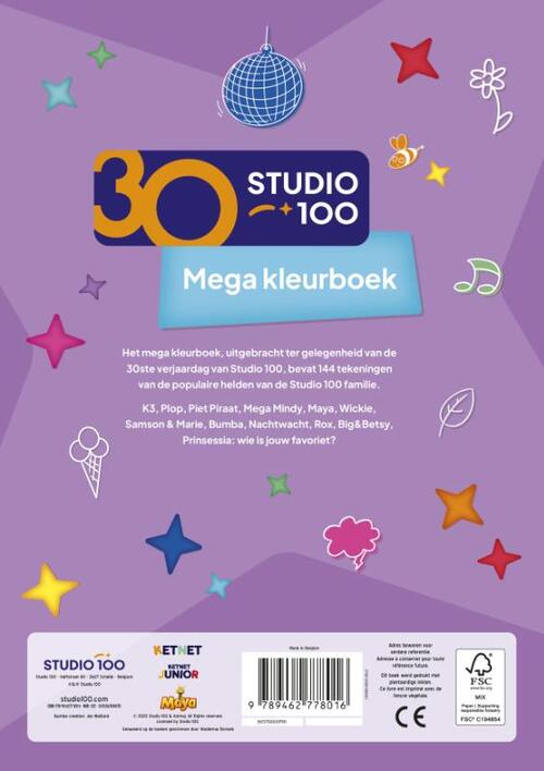 Mega Kleurboek - 30 Jaar