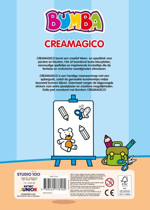 Bumba: Knutselboek in bewaarmap - CreaMagico