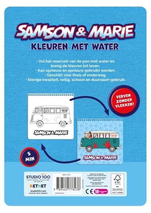 Samson & Marie : Kleuren met water