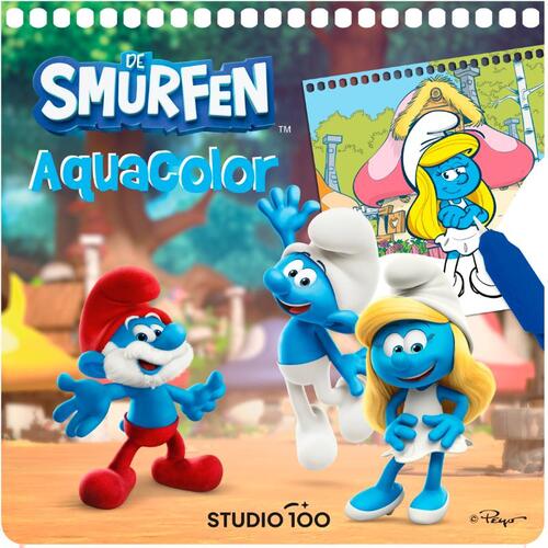 De Smurfen: kleuren met water - Aqua color