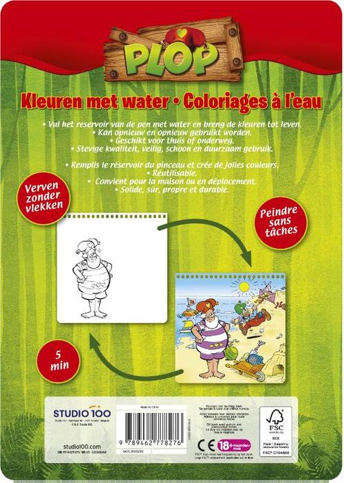 Plop : Kleuren met water