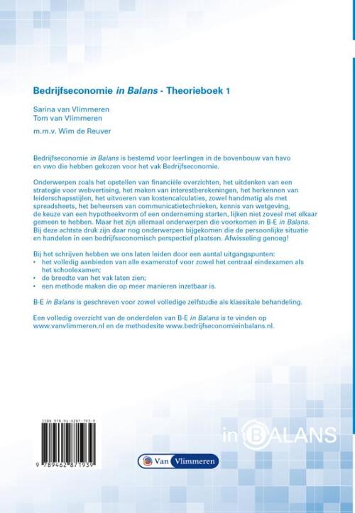 Bedrijfseconomie in balans