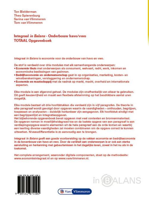 Integraal in Balans - Totaal opgaven