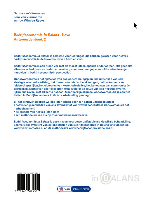 Bedrijfseconomie in Balans