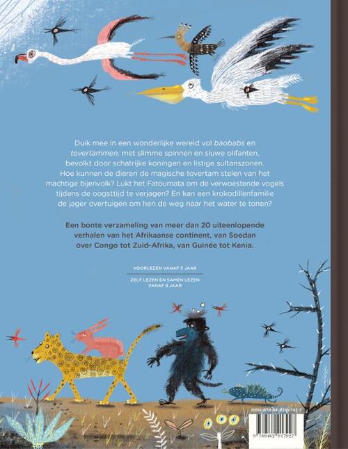 Een stoet Afrika op bezoek