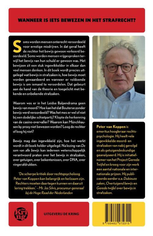 De som van alle bewijs