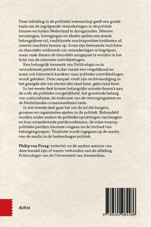 Politicologie en de veranderende politiek