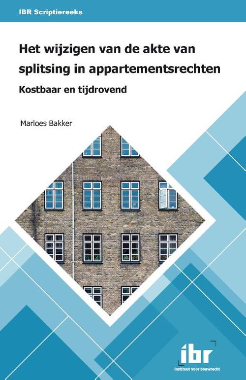 Het wijzigen van de akte van splitsing in appartementsrechten