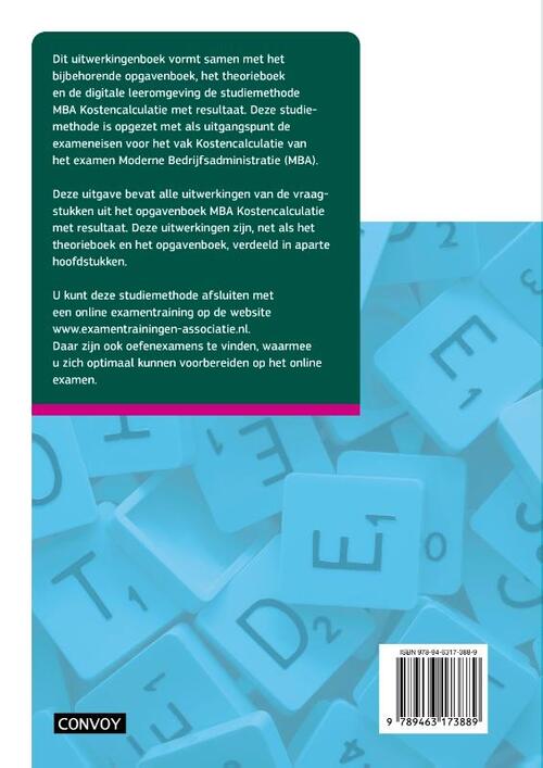 MBA Kostencalculatie met resultaat